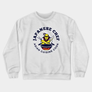 The Japanese chef asian cuisine design Crewneck Sweatshirt